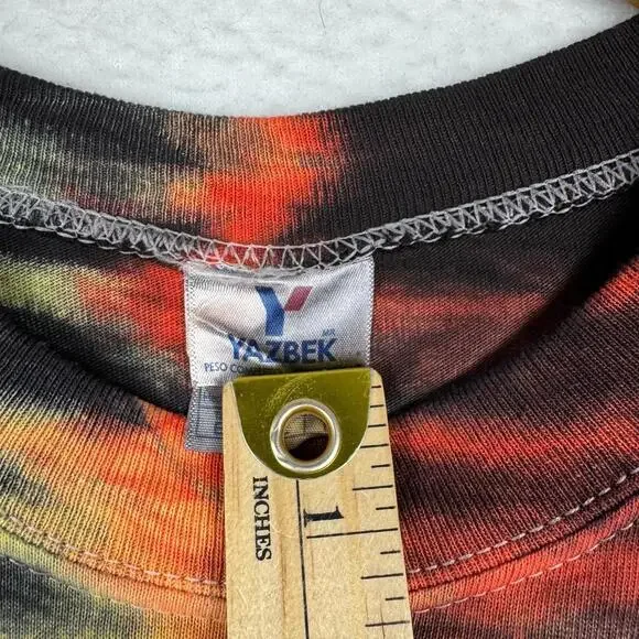 Y2K Harley Davidson Motorcycle XL Tie Die Sleeveless Muscle Shirt Grunge Punk - Picture 5 of 9